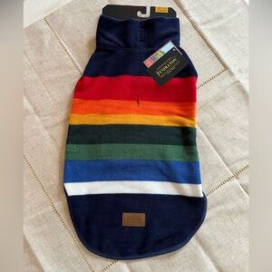 New Pendleton National Park Collection Striped Fleece Dog Coat, Vest, Large